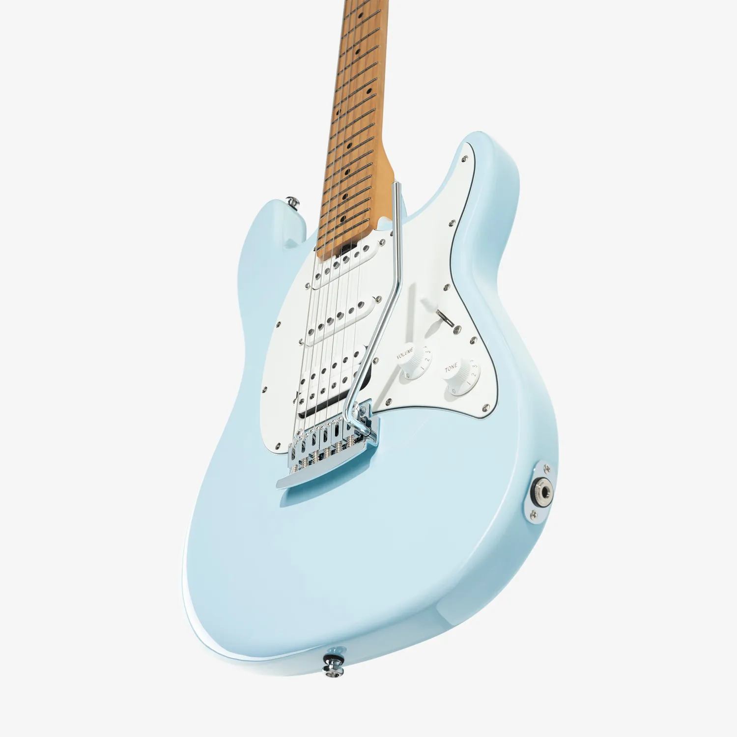 Sterling SUB Series Cutlass Gitarre Daphne Blue HSS