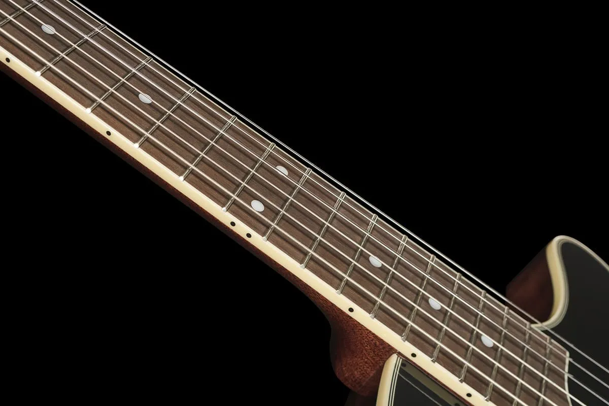 Harley Benton Santos Nashville Nylon Konzertgitarre Schwarz Nylon