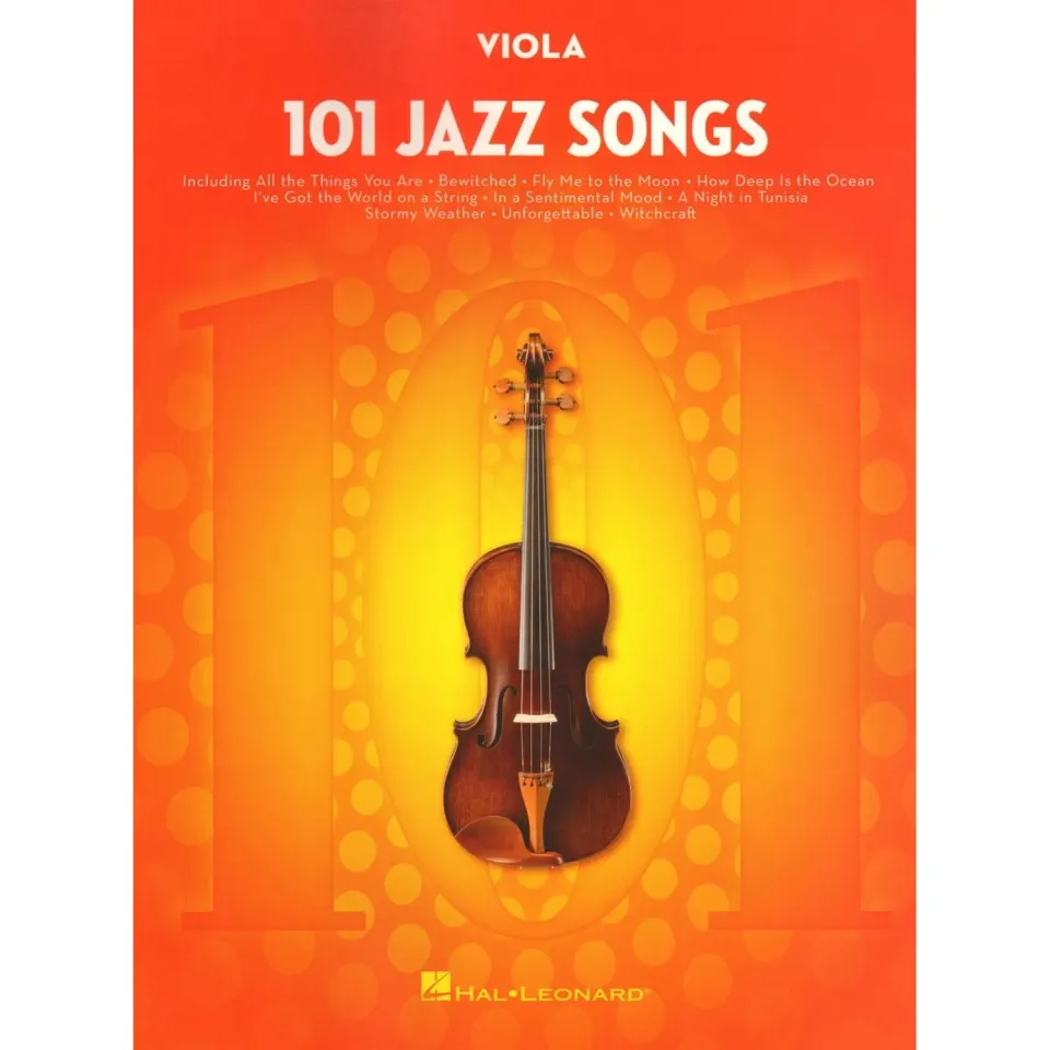 101 Jazz Songs Viola Notenbuch mit Akkorden