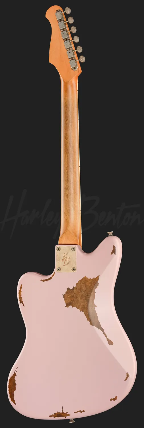 Harley Benton JA-60HA SP E-Gitarre Shell Pink Aged Singlecoil