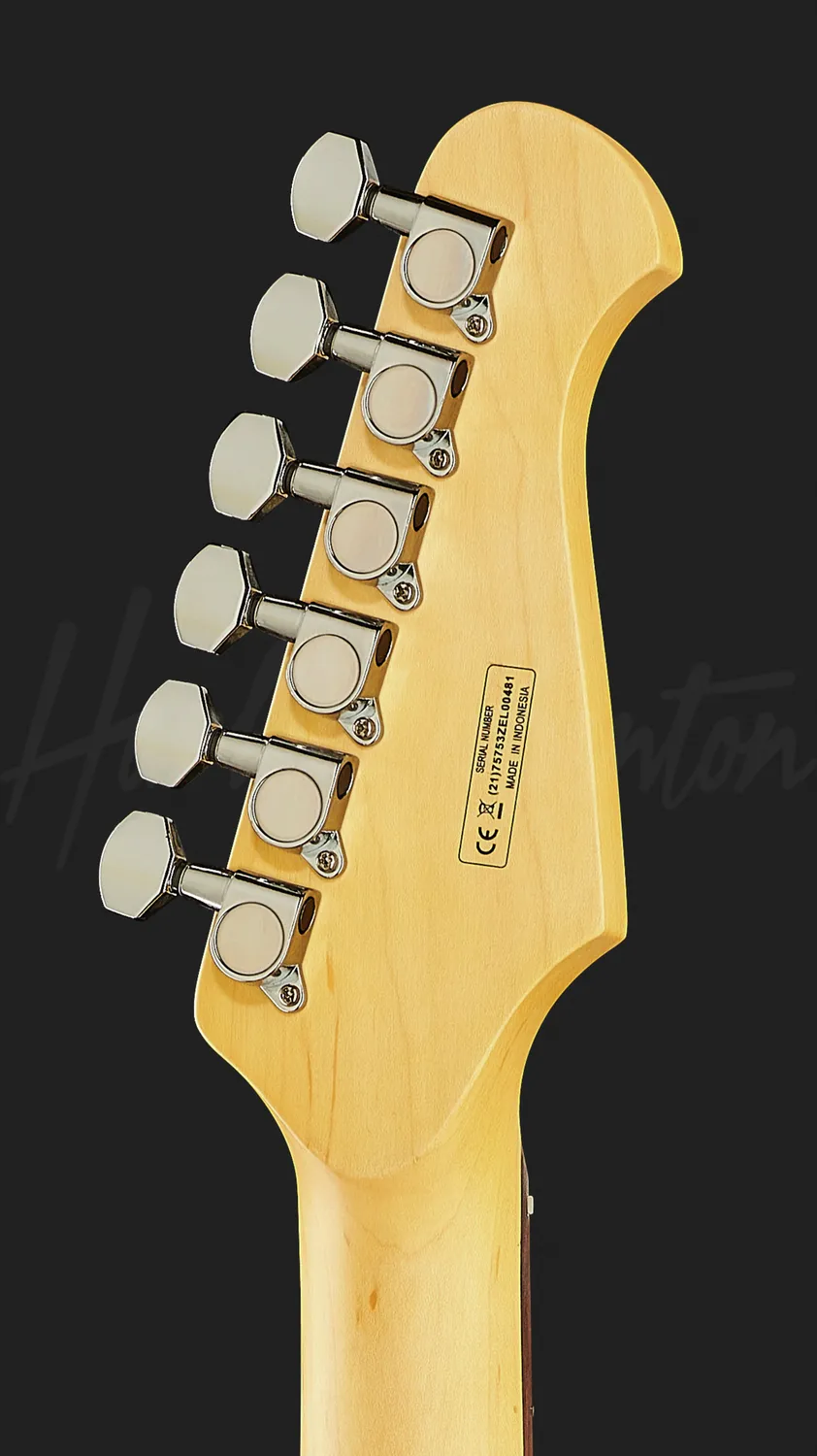 Harley Benton MS-60LH E-Gitarre Linkshänder Vintage White