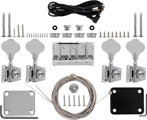 Rocktile PB-Style E-Bass Bausatz DIY unlackiert