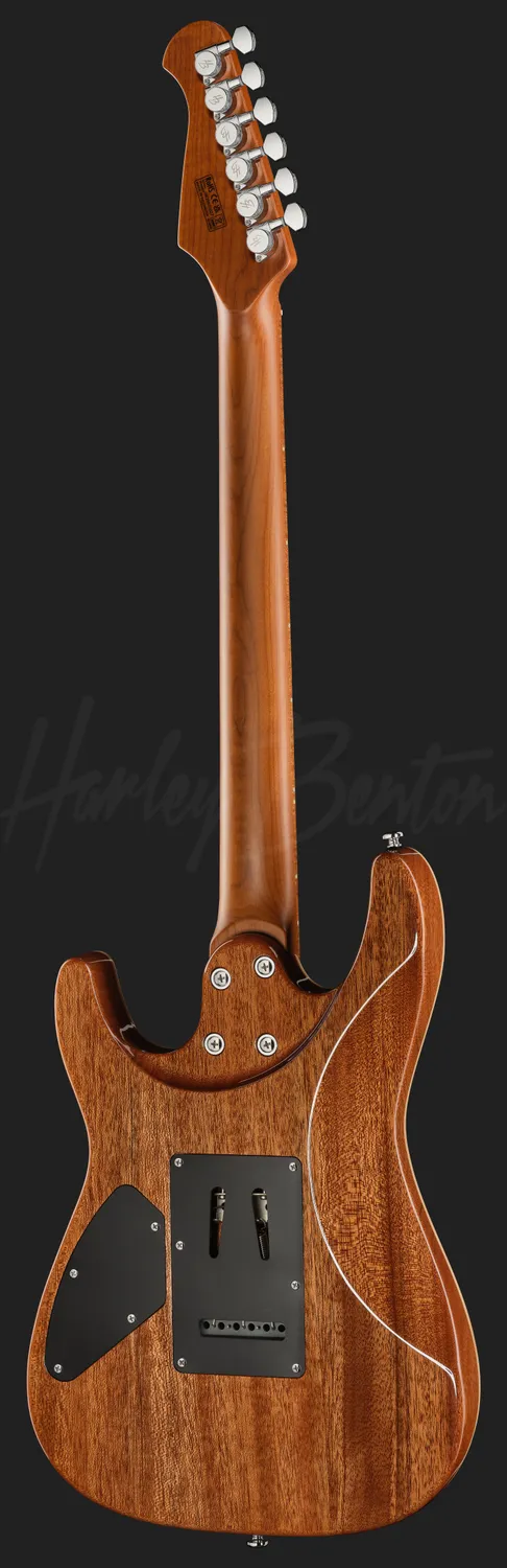 Harley Benton Progressive Fusion-IV HSS E-Gitarre Blue Burst