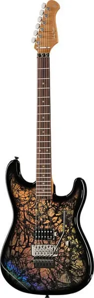Harley Benton ST-80FR Holographic E-Gitarre Floyd Rose