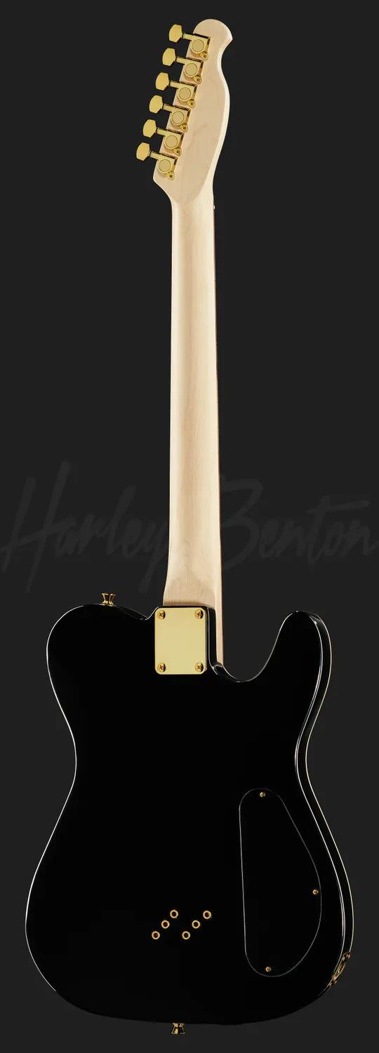 Harley Benton TE-40 LH TBK E-Gitarre Linkshand schwarz