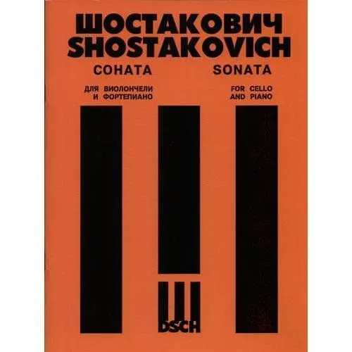 Schostakowitsch Sonate d-moll Op. 40 Noten Cello Klavier DSCH