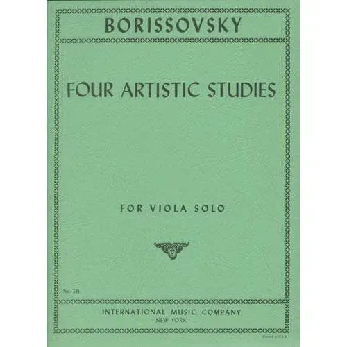 International Borissovsky 4 Artistic Studies Noten Viola