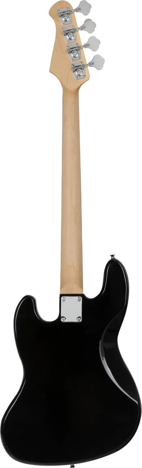 Rocktile Pro JB-30BK 70s Deluxe E-Bass Set schwarz mit Schule