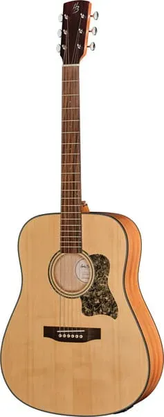 Harley Benton CLD-65SE NT Westerngitarre Natur Elektro