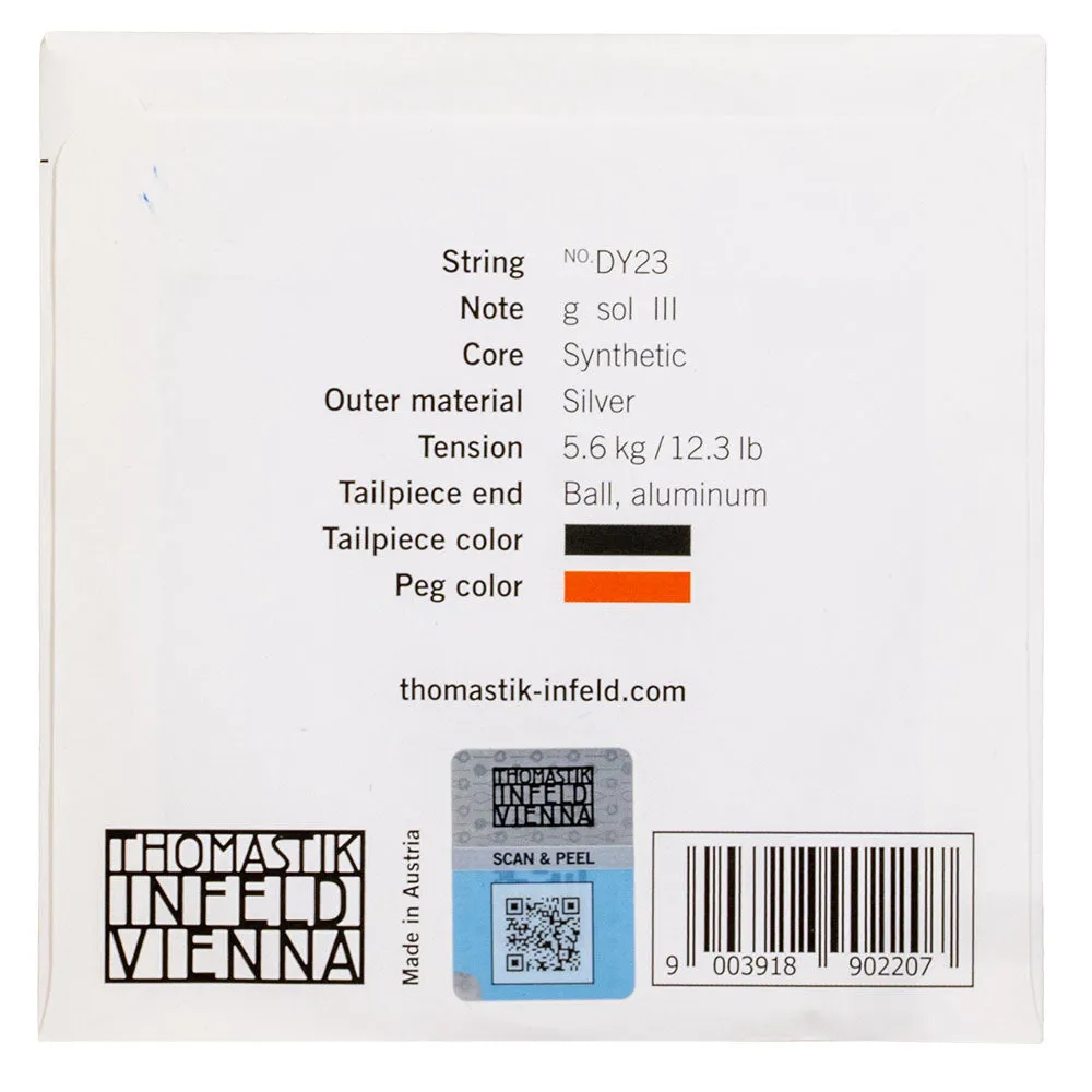 Thomastik Dynamo DY200 Bratschensaite G-Saite mittel 15-16,5 Zoll