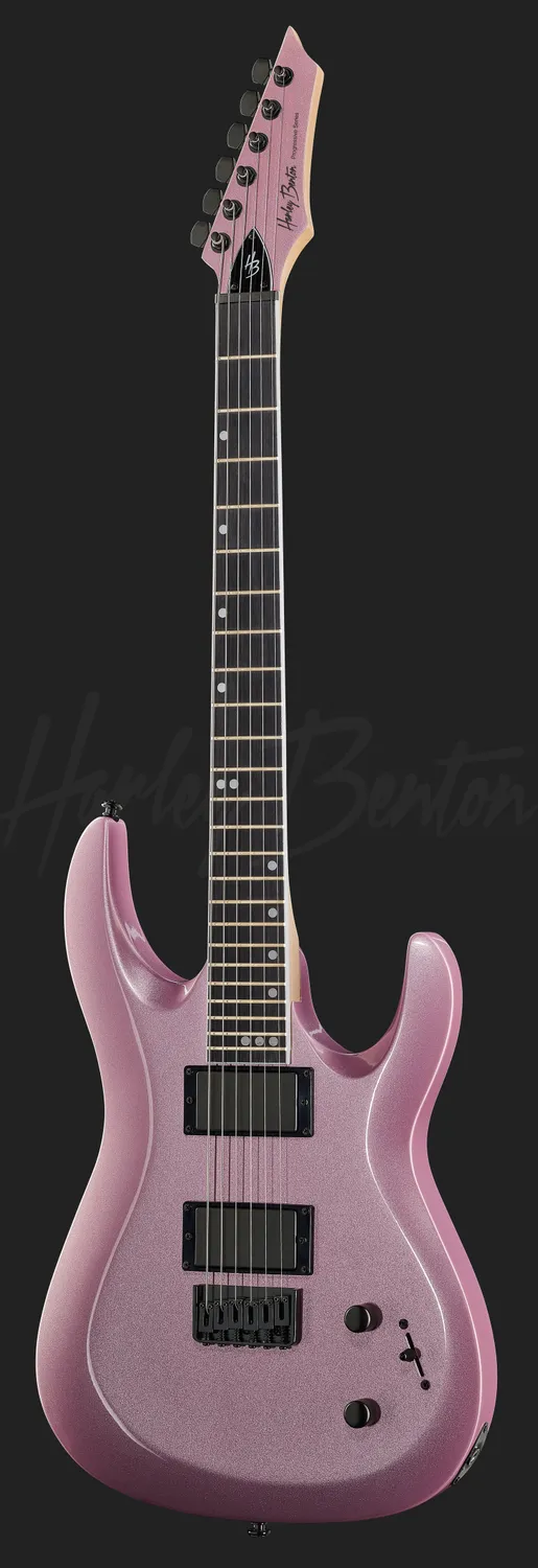 Harley Benton Rock R-446 Plum Metallic E-Gitarre Pappel