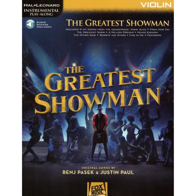 Hal Leonard Greatest Showman Play-Along Violinnoten Violine mit Audio