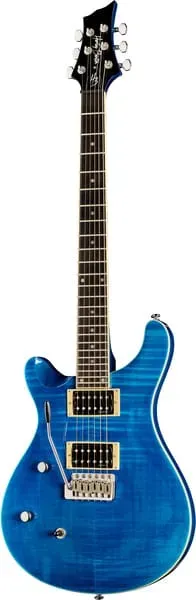 Harley Benton CST-24T LH E-Gitarre Ocean Flame Coil-Split