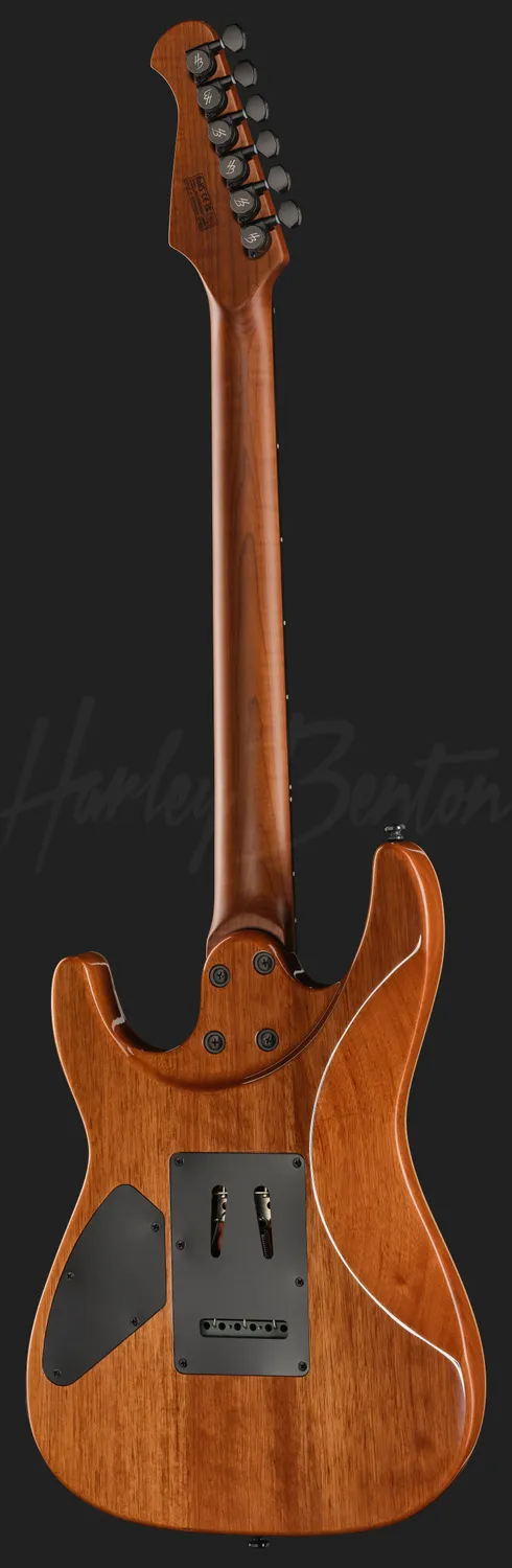 Harley Benton Fusion-IV HSH RW BM E-Gitarre Black Metallic HSH