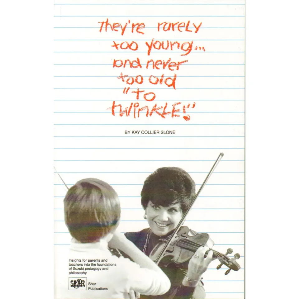 Slone Rarely Too Young Twinkle Violinbuch Suzuki 218S.
