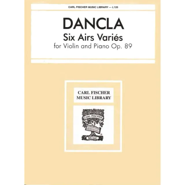 Shar Dancla 6 Airs Variés Op 89 Noten Violine Klavier