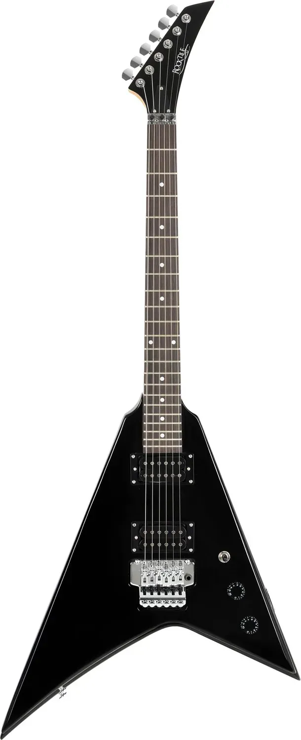 Rocktile MG-3013 Blade E-Gitarre Schwarz Tremolo