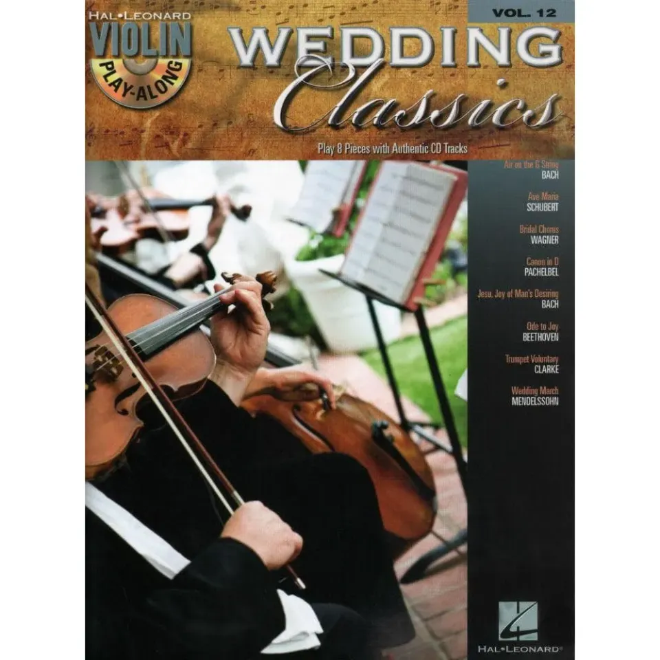 Hal Leonard Violin Play-Along Vol.12 Wedding Classics Noten