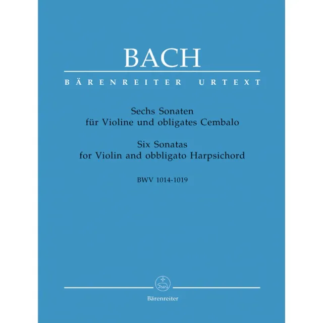 Bärenreiter Bach Sechs Sonaten BWV 1014-1019 Noten Violine Klavier Urtext