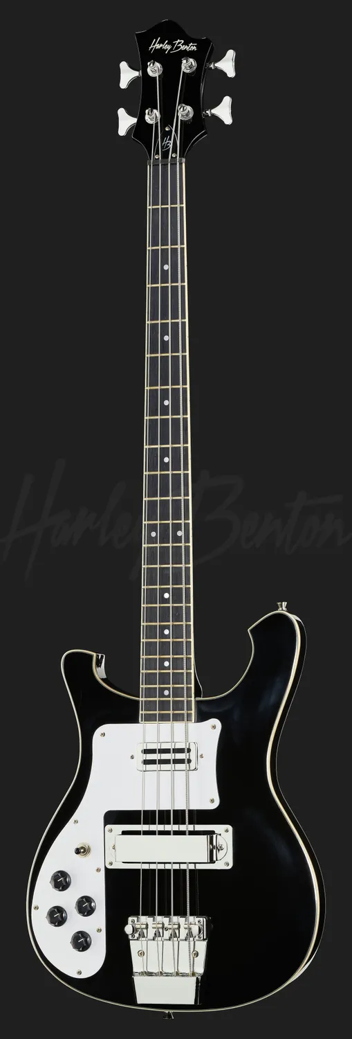 Harley Benton Tribute RB-414LH BK E-Bass schwarz Linkshänder