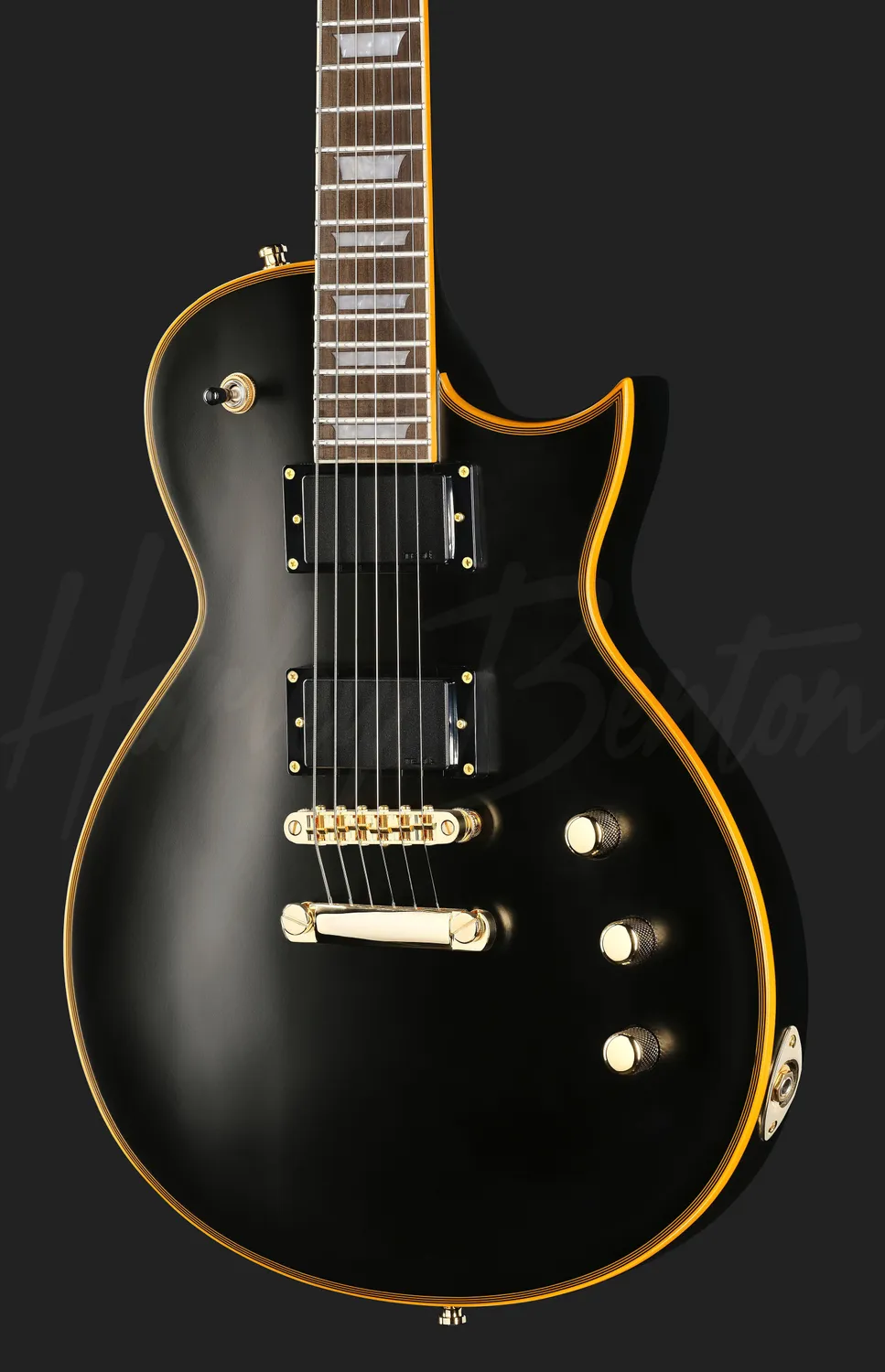 Harley Benton SC-Custom III Active E-Gitarre Vintage Black