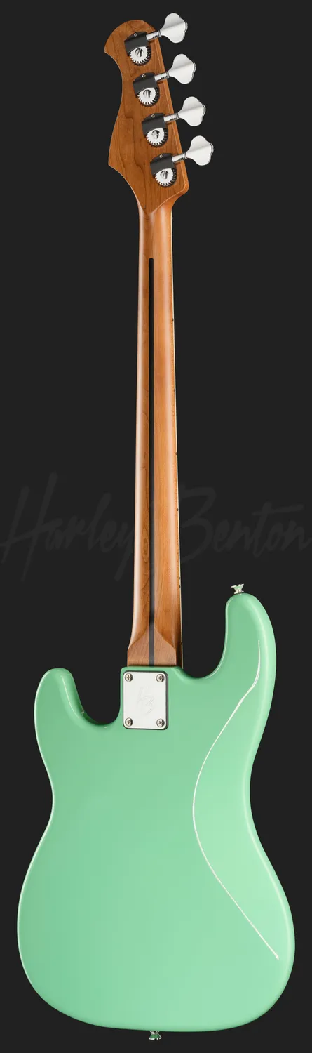 Harley Benton MV-4P E-Bass Seafoam Green 4-saitig Alnico