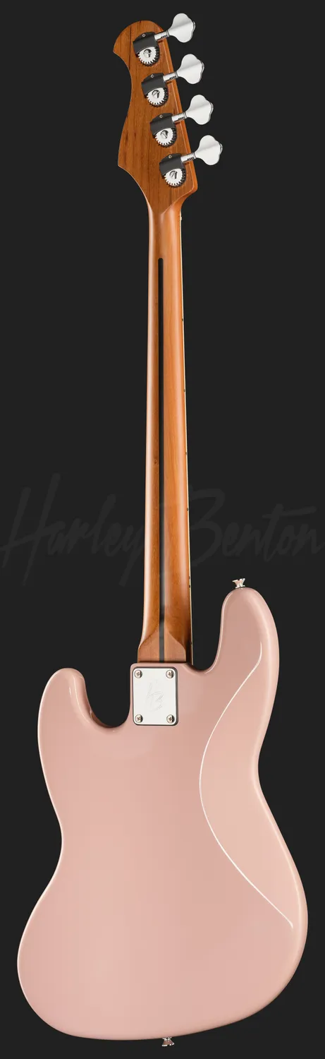 Harley Benton MV-4JB E-Bass Shell Pink 4-saitig