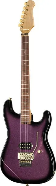 Harley Benton ST-80FR MN E-Gitarre Amethyst Sparkle Floyd Rose