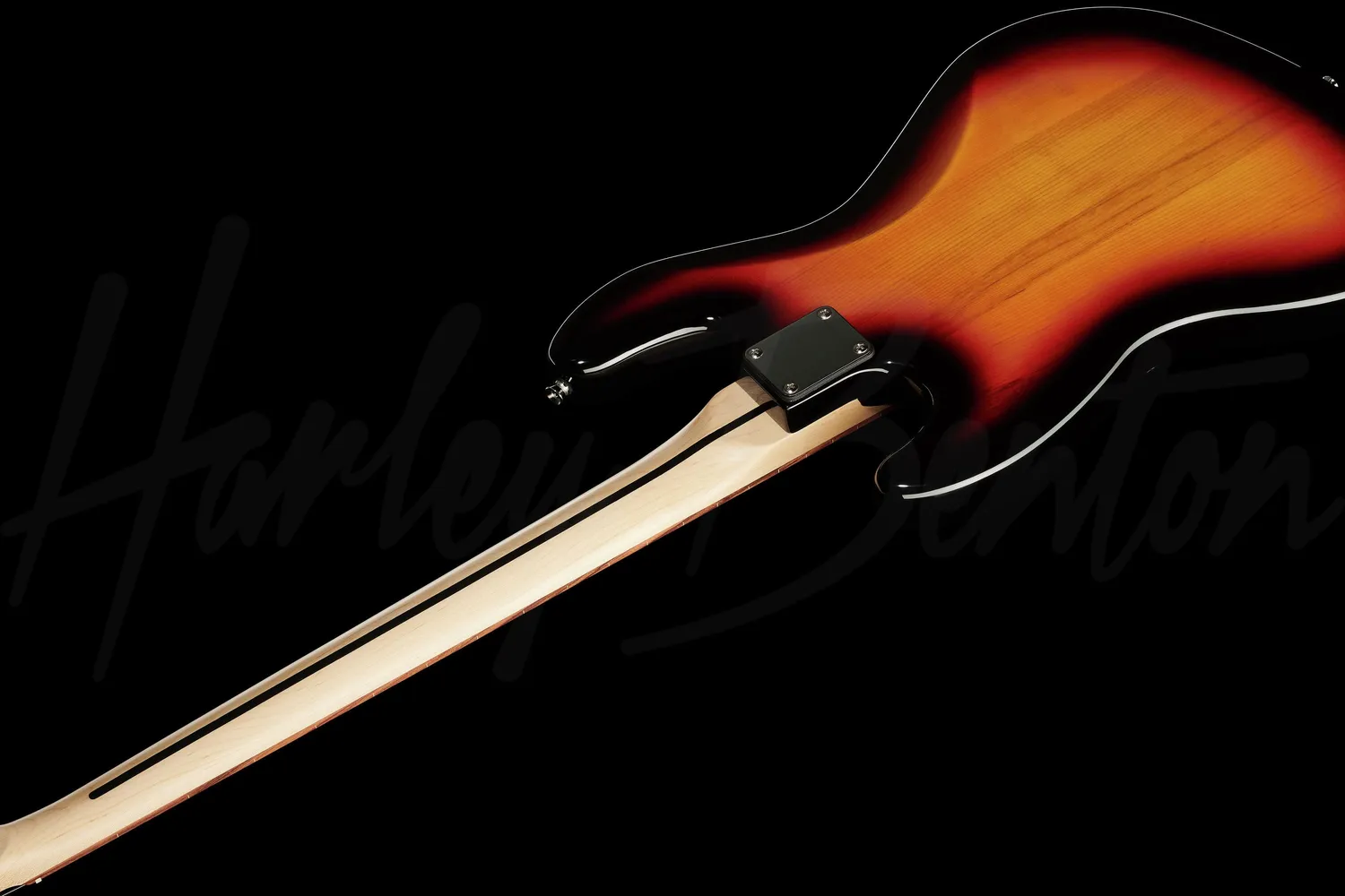 Harley Benton Vintage JB-75FL E-Bass Fretless Sunburst