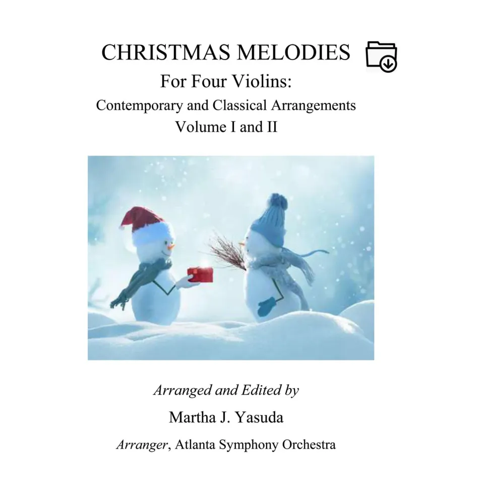 Shar Music Yasuda Christmas Melodies Vol. I & II Noten 4 Violinen