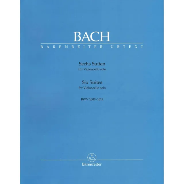 Bärenreiter Bach 6 Suiten BWV 1007-1012 Noten Cello Urtext