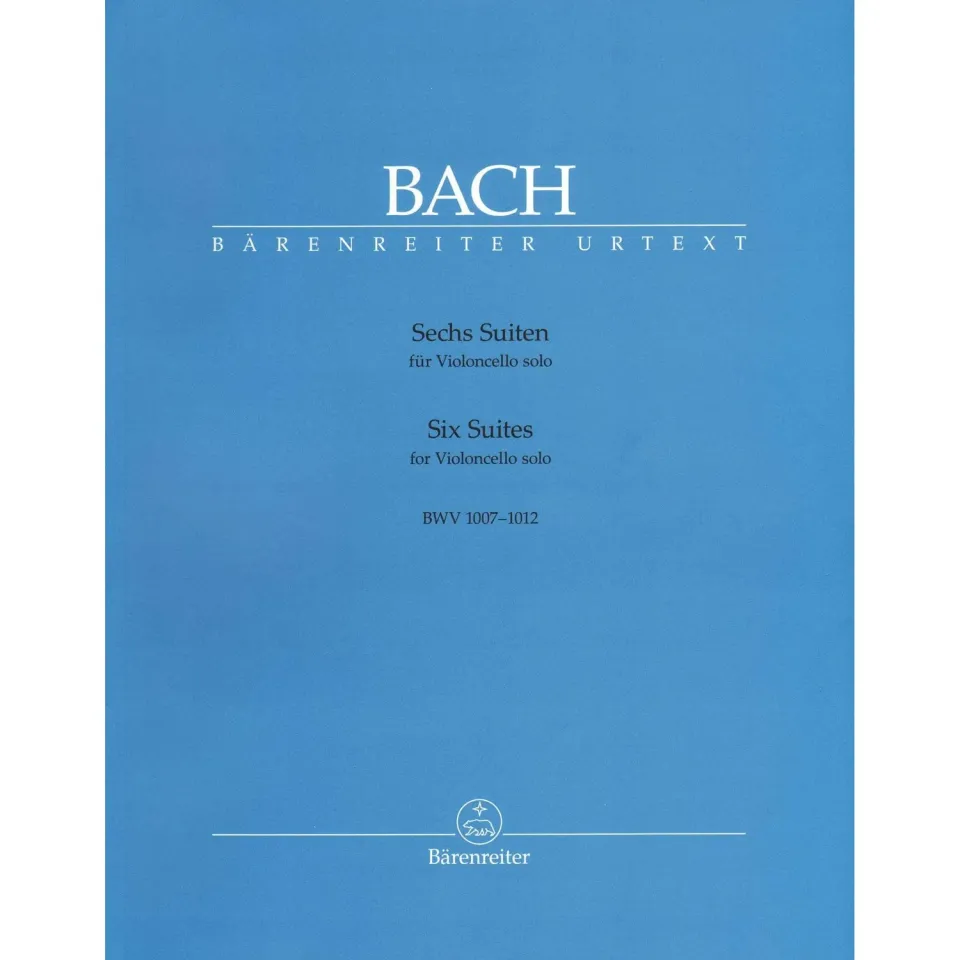 Bärenreiter Bach 6 Suiten BWV 1007-1012 Noten Cello Urtext