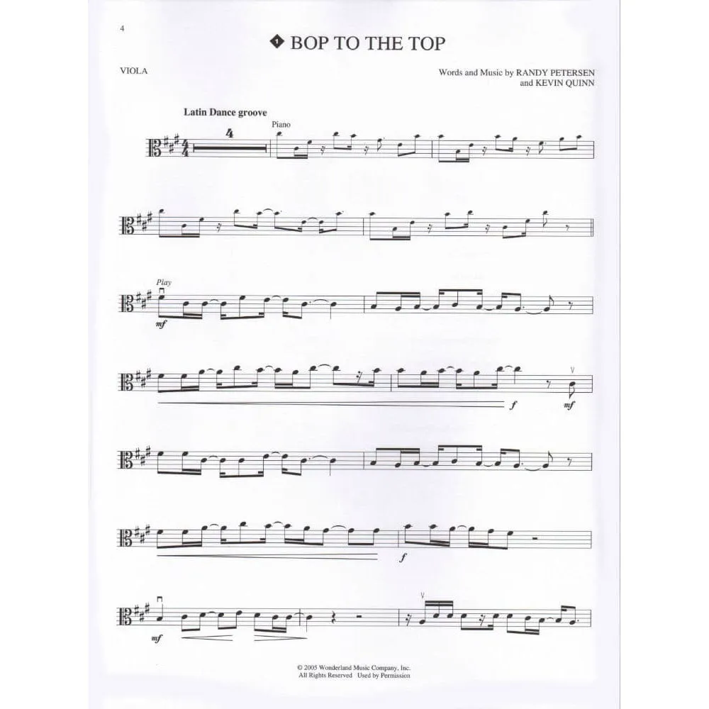Hal Leonard High School Musical Viola Noten mit CD