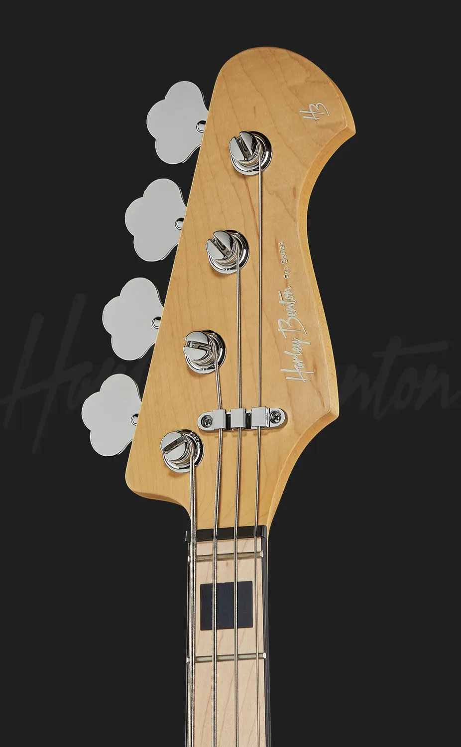 Harley Benton MJ-4MN E-Bass Natural Aktiv DAddario