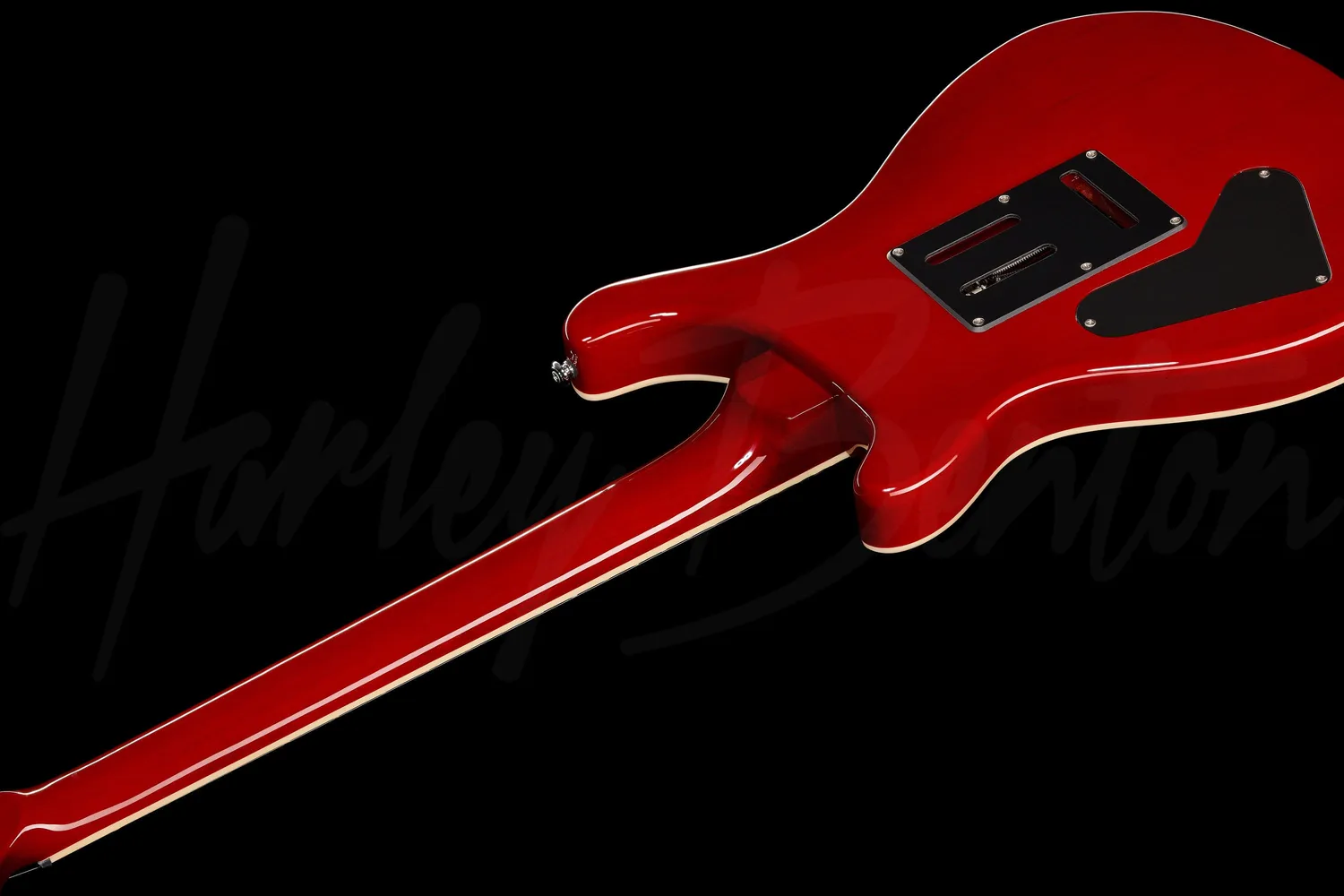 Harley Benton Deluxe CST-24T E-Gitarre Black Cherry Flame