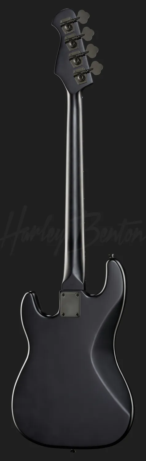 Harley Benton PB-20 SBK E-Bass Schwarz Split-Coil
