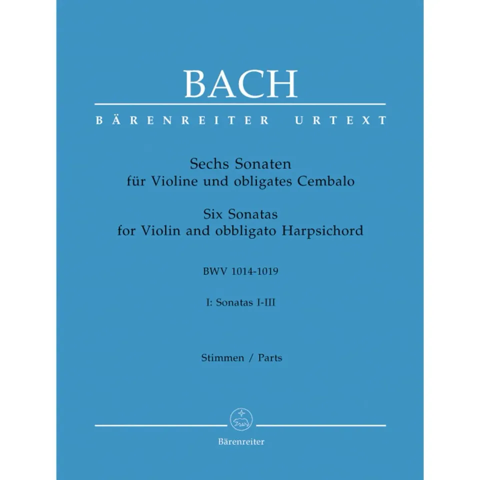 Bärenreiter Bach BWV 1014-1019 Vol.1 Violine Klavier
