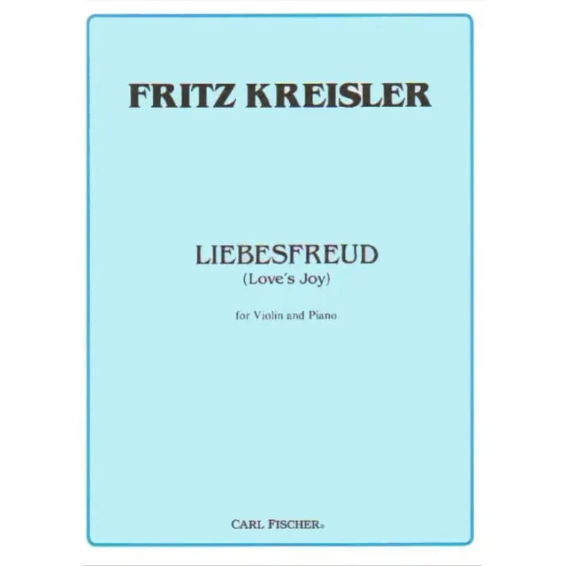 Carl Fischer Kreisler Liebesfreud Noten Violine Klavier