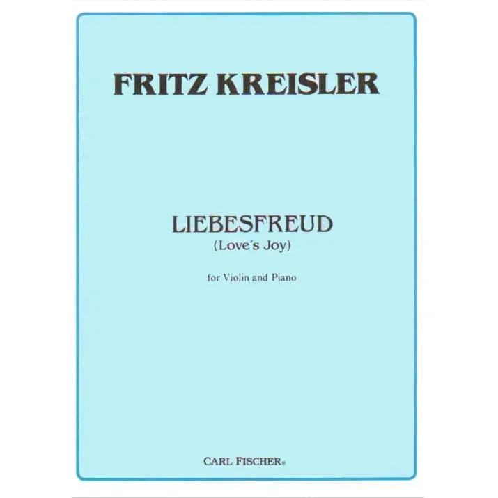 Carl Fischer Kreisler Liebesfreud Noten Violine Klavier