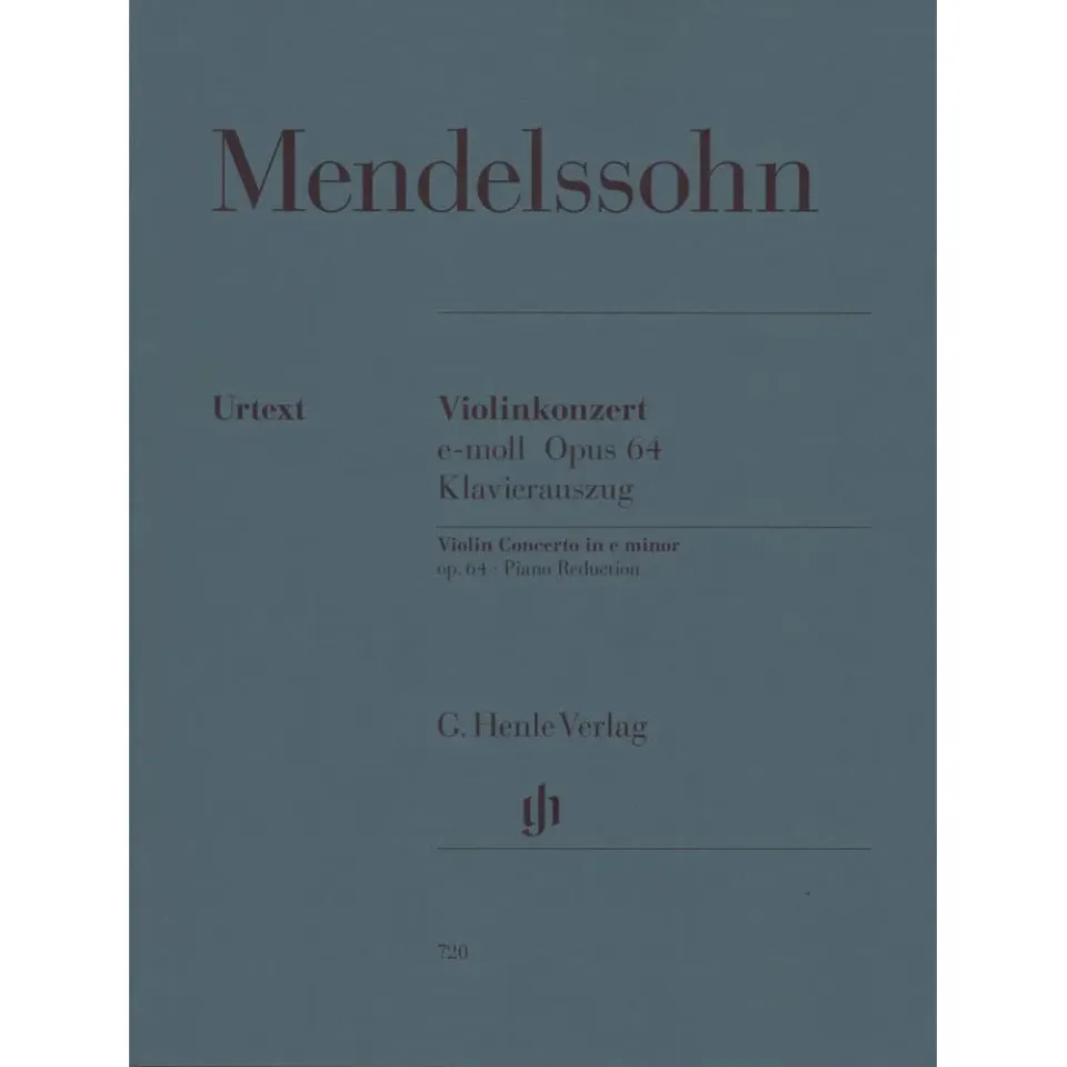 Shar Music Mendelssohn Konzert e-Moll op. 64 Noten Violine Urtext