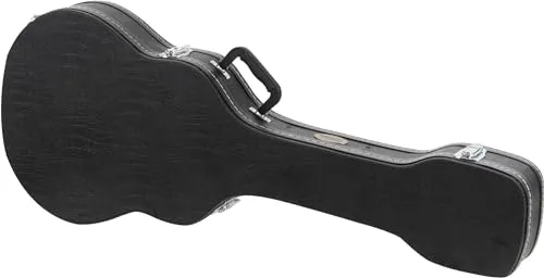 Rocktile ES-Style II Gitarrenkoffer Halbakustik Schwarz