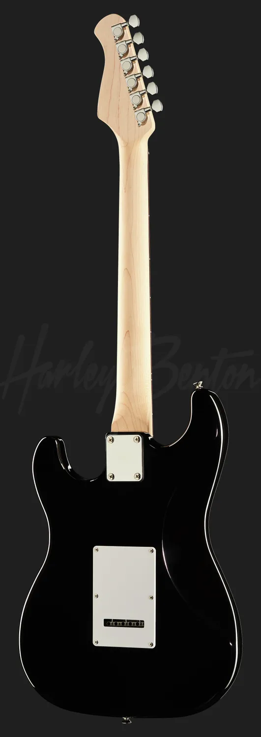 Harley Benton ST-20 BK E-Gitarre Schwarz 3 Singlecoils