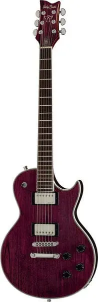 Harley Benton Agufish LTD Signature E-Gitarre Violet