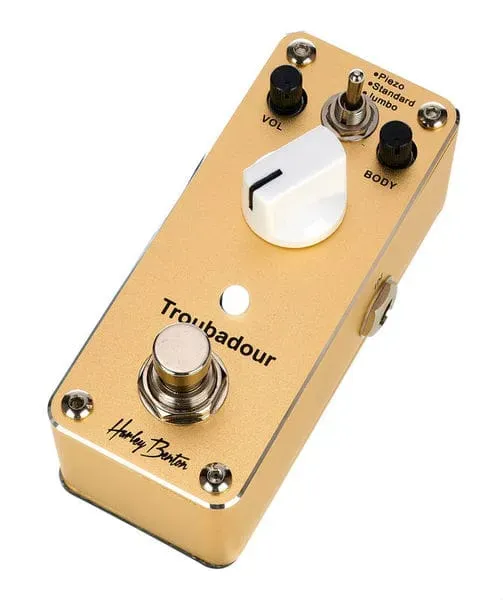 Harley Benton MiniStomp Troubadour Effektpedal Akustik-Sound