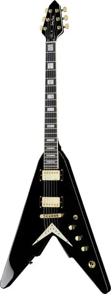 Harley Benton Deluxe Victory Plus BK E-Gitarre schwarz Humbucker