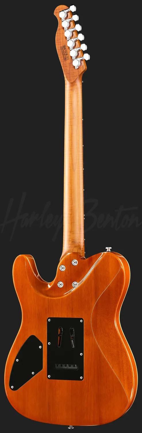 Harley Benton Fusion-T II HH RW QRB E-Gitarre Zebra