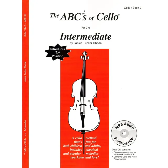 Rhoda ABCs Cello for Intermediate Book 2 Notenbuch mit CD