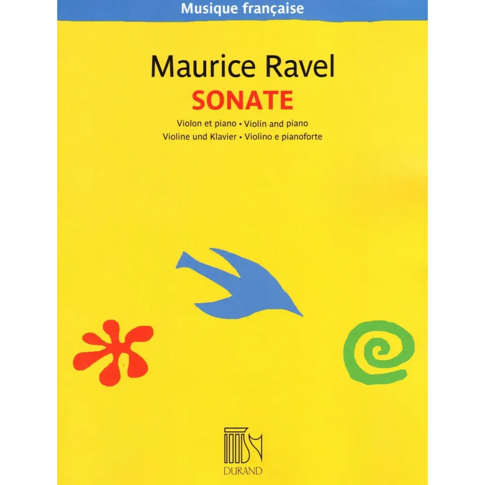 Ravel Sonata Violine Klavier Noten Durand Ausgabe
