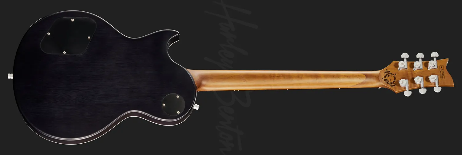Harley Benton Pro Series Agufish Bariton E-Gitarre Purple Blast