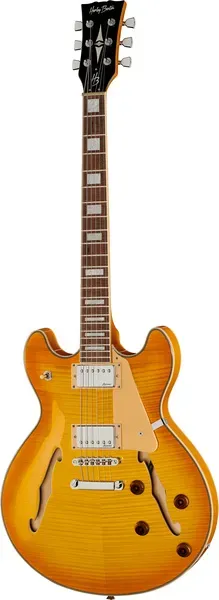 Harley Benton Deluxe HB-35Plus LD E-Gitarre Lemon Drop
